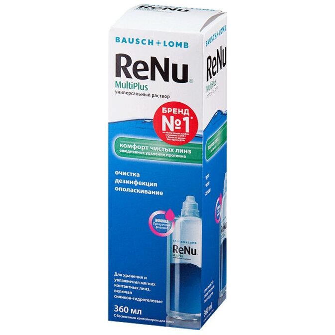 Раствор для линз ReNu Multiplus (360 мл)